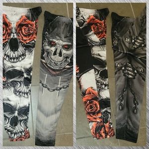 SKULL ☠️ & 🥀 ROSES LEGGINGS <> SET OF 2